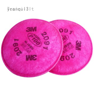 10PCS（5pairs） 3M 2091 filter for 6200,6800,7502 respirator US