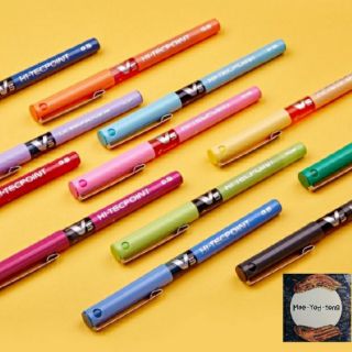 Pilot V5 Hi-Tecpoint pure liquid ink (ปากกาหมึกน้ำ 7 สีครบ)