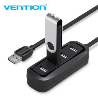 Vention อุปกรณ์ฮับ เชื่อมต่อ USB ความเร็วสูง มี 4 พอร์ต VAS-J43-2