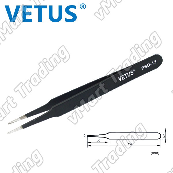 Vetus ESD-13 Precision Tweezer