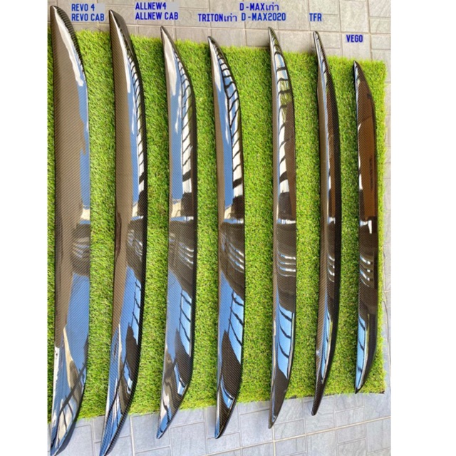 แก๊ปหลังคาลายคาร์บอนแท้หนาอย่างดี  D-Maxเก่า,Revo, TFR ,NP300,TRITON ,VIGO,Allnew ส่งฟรี!!!