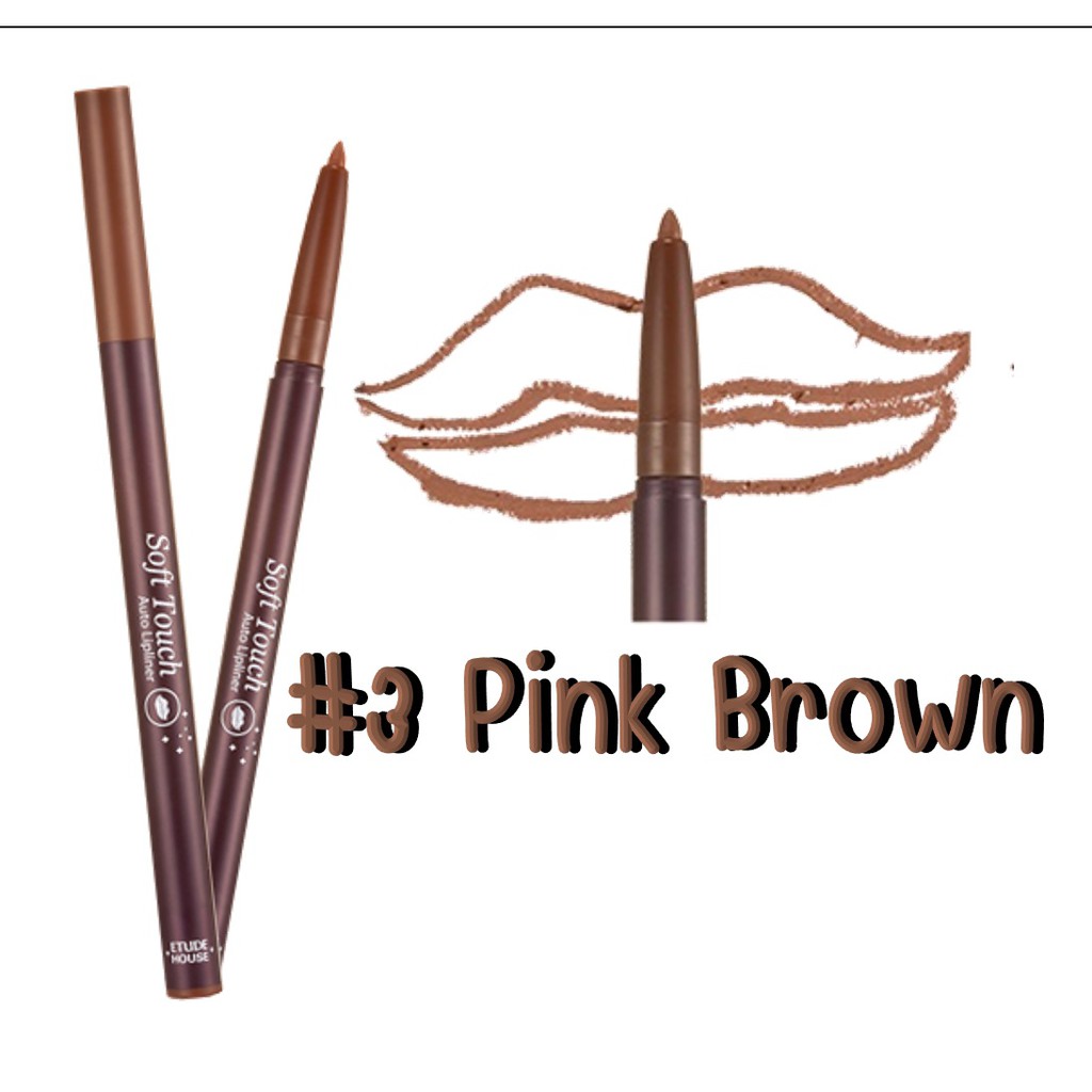 Etude House Soft Touch Auto Lip Liner 0.2 g ดินสอเขียนขอบปากแบบหมุนที่