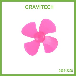 [Gravitechthai]100mm Fan Propeller Blade with 2mm Shaft - Pink