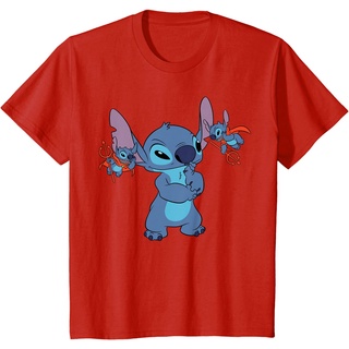 KL Disney Lilo และสติทช์เสื้อยืดเลวทั้งหมดสําหรับผู้ชายผู้หญิงเสื้อยืดผ้าฝ้าย uzS