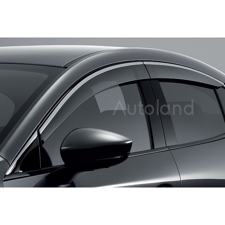 (ของแท้) ชุดคิ้วกันสาดขอบโครเมียม ใช้กับ All New Mazda3 SKYACTIV รุ่นปี 2019-รุ่นปีปัจจุบัน (BP) รุ่
