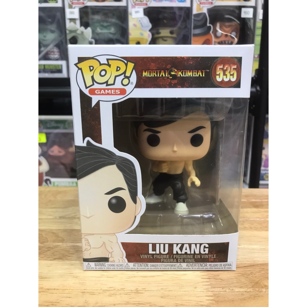 Funko Pop Games: Mortal Kombat- Liu Kang 535 Universal Geek- A Loja Dos Geeks E Apaixonados Pela