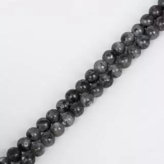 ลูกปัดหินธรรมชาติ Gray Moonstone Labradorite 4-10mm เลือกขนาดได้ ทำสร้อยข้อมือ สร้อยคอ DIY เครื่องประดับ