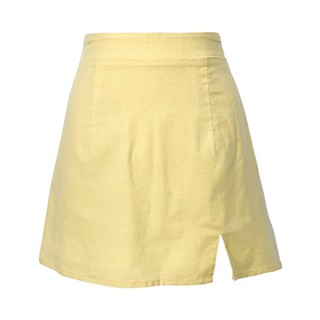 CALLA CREATIV Karem Skirt - Yellow กระโปรงสั้นชุดสูท สีเหลือง (Calla Iris)