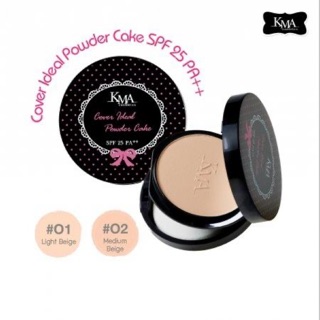 KMA Cover Ideal Powder Cake SPF 25 PA++ แป้งเค้กละเอียดพิเศษ ควบคุมความมัน