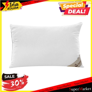 หมอนหนุน LOTUS MICROFIBER FIRM 19X29 นิ้ว หมอนหนุน PILLOW LOTUS MICROFIBER FIRM 19X29"