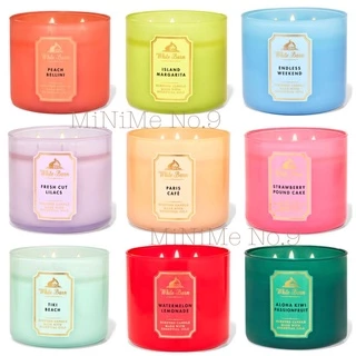 ✨Set1/6✨ เทียนหอม Bath and Body Works 3 Wicks Candle กลิ่น Holiday Christmas Winter ขนาดใหญ่ 411g.