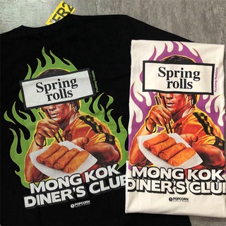 [พร้อมส่ง] เสื้อยืดแขนสั้น พิมพ์ลาย FR2 Tsui Wah Tsui Wah Restaurant Limited Edition Bruce Lee Spring Roll