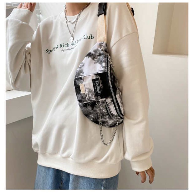 ✅ พร้อมส่ง ในไทย ถูกที่สุด ✅ กระเป๋าคาดอก กระเป๋าใบเล็กอินเทรนด์เวอร์ชั่นเกาหลี ราคา ถูกที่สุด ดีลบีเคเค แกลเลอรีภาพที่ 5