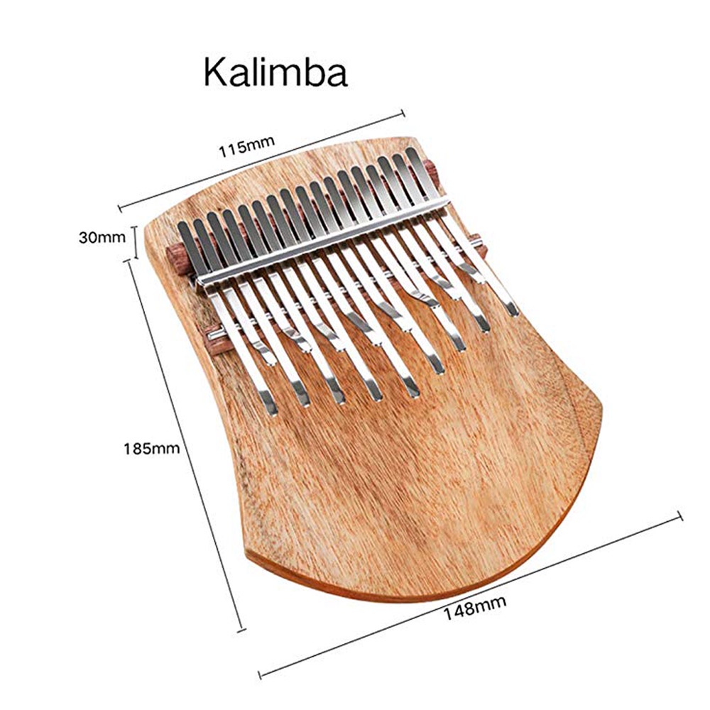 Gecko Kalimba 17 Key Thumb Piano Mbira Kalimba Instrument With Tune ...