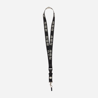 NEW MOON BLACK LANYARD