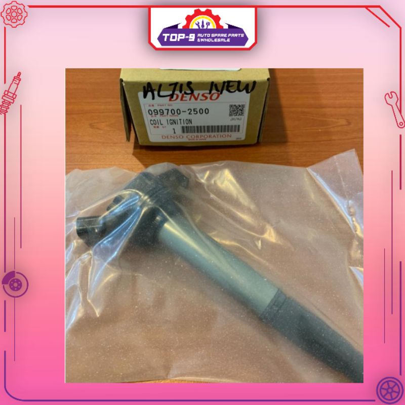 คอยล์ท่อท่อ TOYOTA DENSO IGNITION 099700-2500 ALTIS NEW/ WISH NEW / HARRIER NEW / CHR / PRIUS NEW