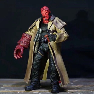 HELLBOY II MEZCO  series II Wounded Hellboy  PVC Action Figure 18 cm