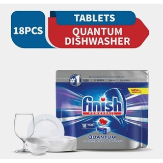 Finish Quantum Power Ball Dishwasher Cleaning Tablets 18pcs