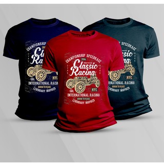 เสื้อยืด เสื้อวินเทจ เสื้อสกรีนลาย Classic Racing **มีเก็บเงินปลายทาง**