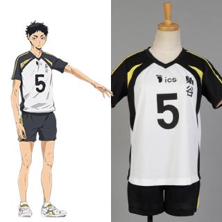 คอสตูมอะนิเมะ Haikyuu Fukurodani เสื้อกีฬาเจอร์ซี่