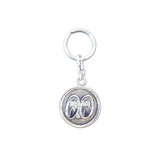 MOON Silver Key Chain L Size MKR023L พวงกุญแจเงินแท้