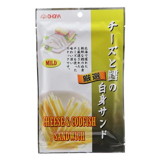 โอกิยะปลาเส้นไส้ชีส 45กรัม Okiya Fish Noodles with Cheese 45g.