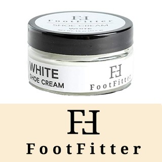 FootFitter : FOFWHE* ครีมขัดรองเท้า Premium Shoe Cream Polish White 1pk.