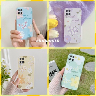 เคส Samsung A22 4G ภาพวาดสีน้ำมัน ผีเสื้อ Samsung A22 5G เคสซิลิโคนนิ่ม สไตล์เกาหลี สําหรับ เคสโทรศัพท์ซิลิโคนทา