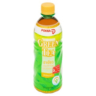 🔥HOT🔥 พอคคา เครื่องดื่มชาเขียวสำเร็จรูป กลิ่นมะลิ 500มล. Pokka Jasmine Green Tea 500ml