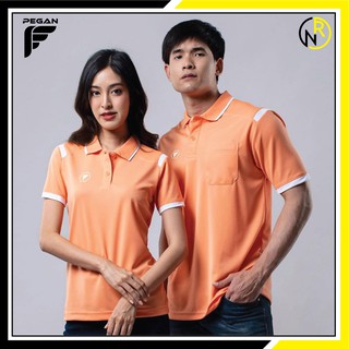 เสื้อโปโล ชาย หญิง PEGAN รุ่นใหม่ ผ้า QU POLYESTER ▪ ผ้าดีไม่แนบตัว อยู่ทรง ใส่สบาย ไม่เป็นขุย 1620052 1620051