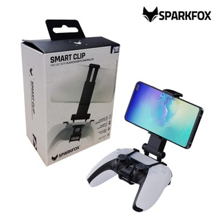 Sparkfox Clip Mount for PS5 DualSense Controller Adjustable Mobile Phone Clip Clamp Gaming Holder Mount Stand Handle Bracket for Playstation5 / Xbox Series Controller