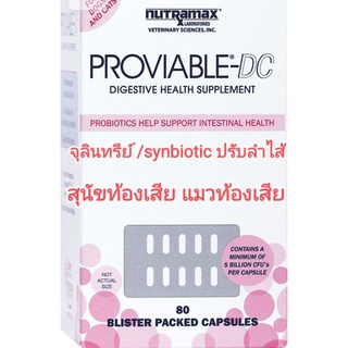 แบ่งขาย nutramax proviable dc synbiotic แมว synbioticสุนัข จุลินทรีย์แมว จุลินทรีย์สุนัข แมวท้องเสีย สุนัขท้องเสีย