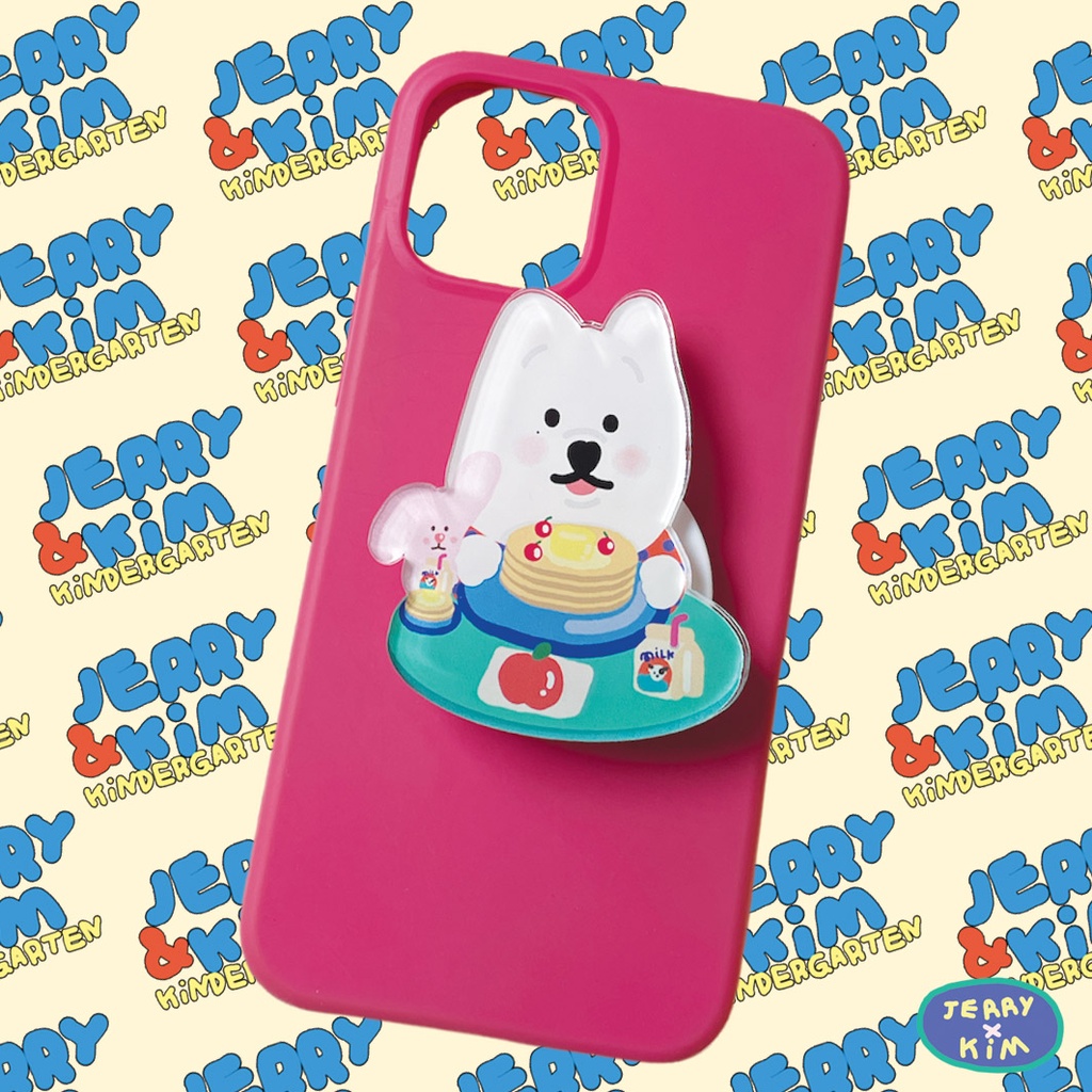 Samoyed&Bunny griptok Jerryxkimdotstick รหัส321