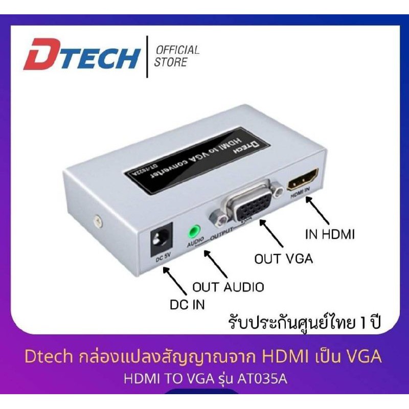 กล่องแยกสัญญาณภาพ VGA Splitter