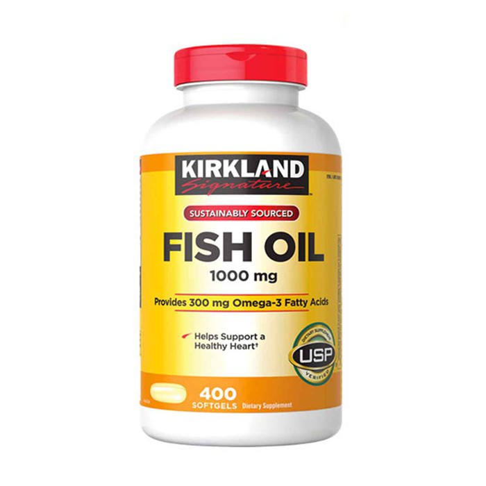 Kirkland Signature Fish Oil 1000mg 400 Softgels