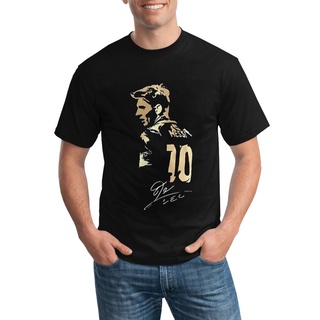 เสื้อยืดสุดเท่เสื้อยืด พิมพ์ลาย Lionel Messi Figure Autograph Camp Nou แบบสร้างสรรค์ สําหรับผู้ชายSto5XL