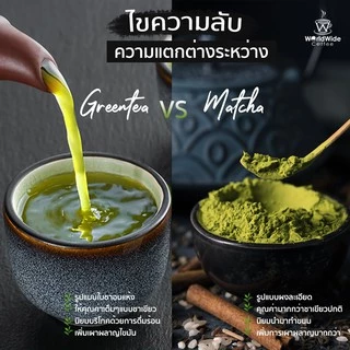 ผงชาเขียวมัทฉะ มัทฉะญี่ปุ่น 100% Matcha Original หอม อร่อย กลมกล่อม ขนาด 100 g.