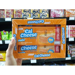 🔥แคลชีส เวเฟอร์ ครีมรส ชีส 35 กรัม x 12ซอง CalCheese waffer Cheese (6685)