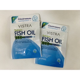 แบบซอง Vistra Salmon Fish Oil 1000 mg. 7 cap