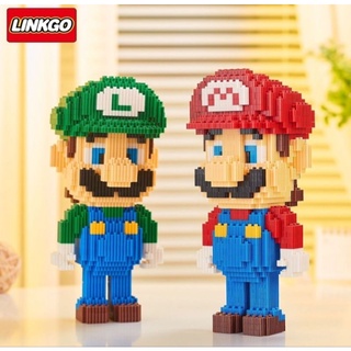 เลโก้นาโนแบบเฟือง Size XXL - Linkgo 68425-68426 Super Mario