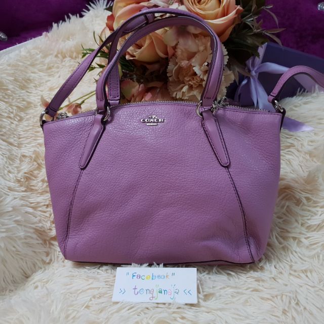 Sale COACH F57563 MINI KELSEY SATCHEL IN PEBBLE LEATHER