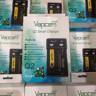 (เเท้100%) รางชาร์จ Vapcell Q2 Original (พร้อมใบCertifildแท้100%จากผู้ผลิตVapcell)