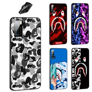 BAPE เคสโทรศัพท์มือถือลายการ์ตูนปลาฉลามสําหรับ Huawei Nova 5 T 3 I 3 5 I 4E 4 2 I 2 Lite Pro