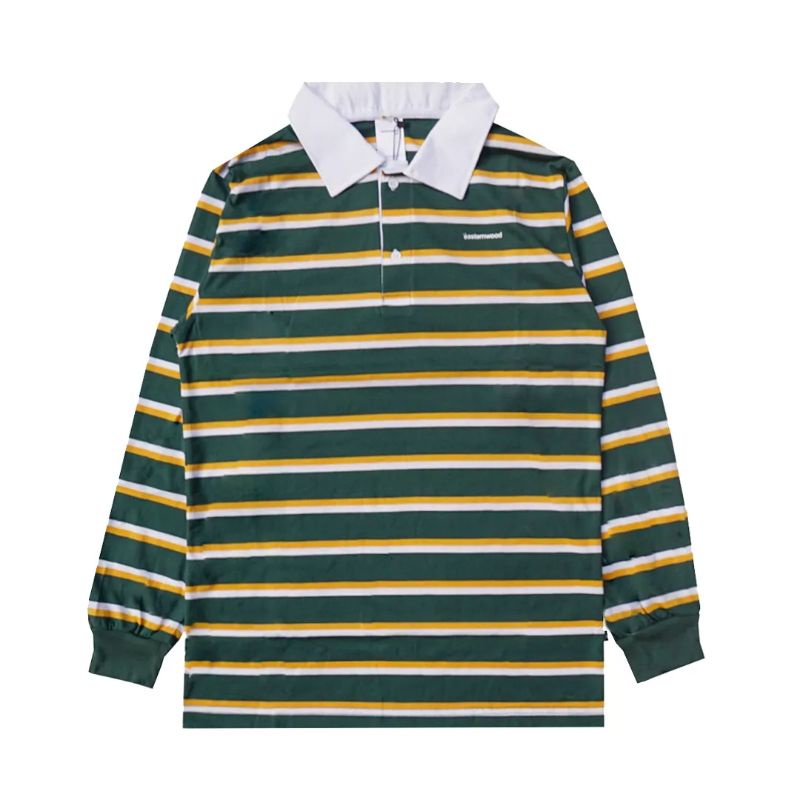 เสื้อรักบี้ Easternwood เสื้อโปโลแขนยาว Polo แถบแขนยาว