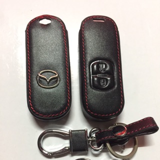 หุ้มรีโมทหนังรถยนต์ mazda2 ,mazda3