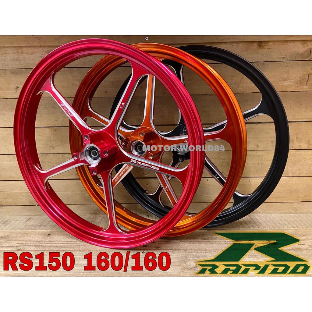 RAPIDO SPORT RIM FG 525 1.60/1.60x17 FORGED SPORT RIM FG525 HONDA RS150 SUPRA GTR RS