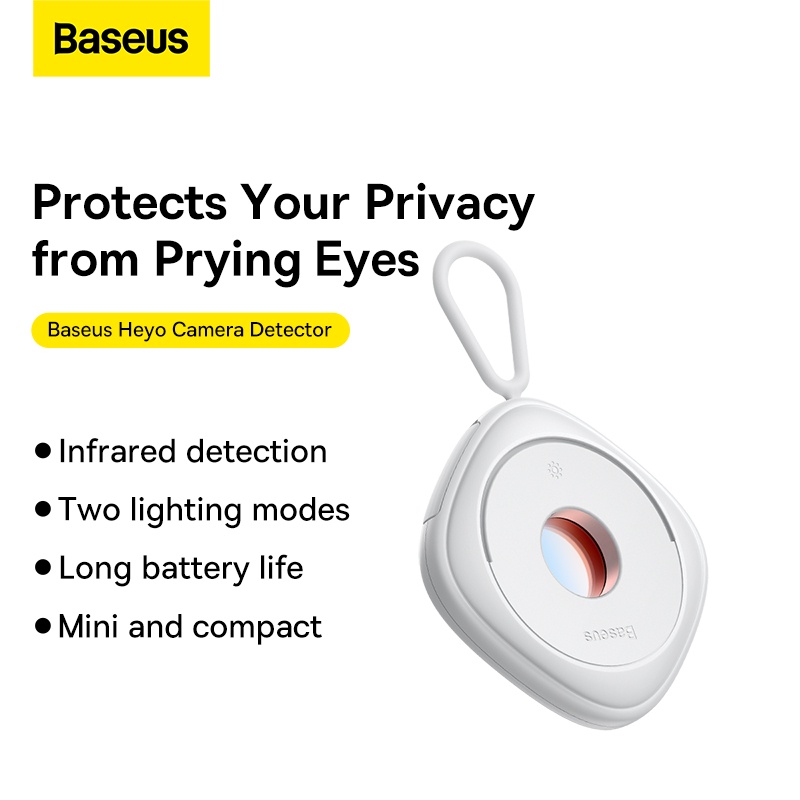 Baseus เครื่องตรวจจับกล้องอินฟราเรด ป้องกันการแอบมอง ขนาดเล็ก สําหรับโรงแรม ท่องเที่ยว