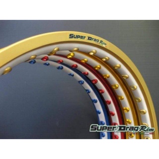 ล้อเจาะตาิงทรายกลาง Super drag rim ล้อแข้ง สีสวย ทน นาน มีทั้งขนาด1.2/1.4