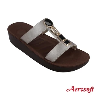 Aerosoft (แอโร่ซอฟ) รองเท้าแตะผู้หญิง รองเท้าแฟชั่น แบบสวม นิ่มๆ เพื่อสุขภาพ รุ่น FW8384