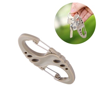 【ราคาถูกคุณภาพดี】พวงกุญแจหัวเข็มขัด 8 Shape Carabiner เฟอร์นิเจอร์ 1 ชิ้น